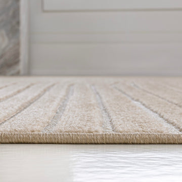 Skagen Minimalist Curve Geometric Area Rug